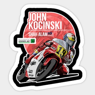 John Kocinski 1991 Shah Alam Sticker